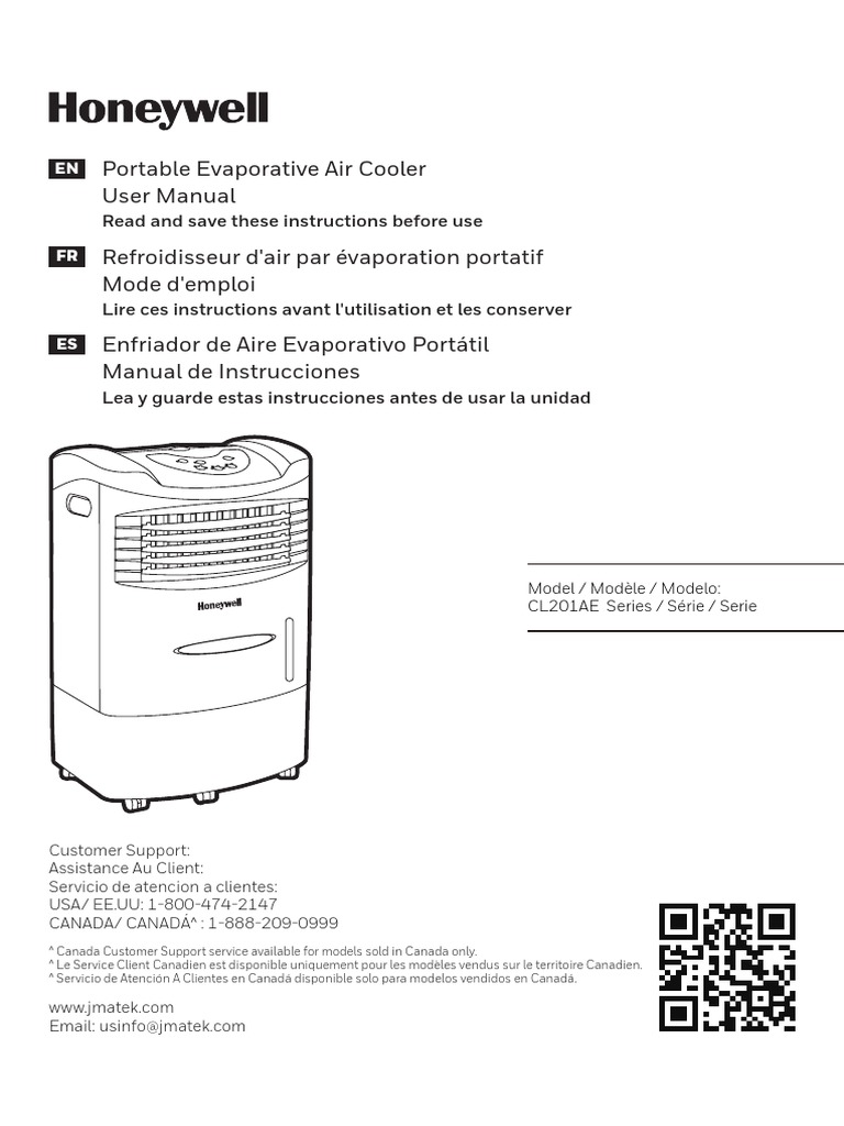 honeywellcl201aewaircoolerinstructionmanual PDF Water