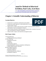 Solution Manual For Methods in Behavioral Research 14th Edition Paul Cozby Scott Bates 2