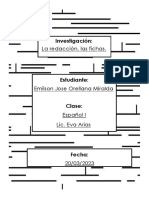 Investigacion, La Redaccion, Las Fichas