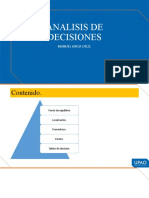 Analisis de Decisiones: Manuel Urcia Cruz