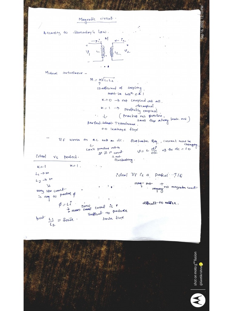 Transformer Notes PDF