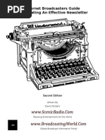 Download Internet Broadcasters Guide For Creating An Effective Newsletter by scenicradio SN65355347 doc pdf