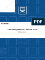 Forticlient 5.4.1 Windows Release Notes
