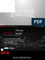 Ferrous Metals - Group 1