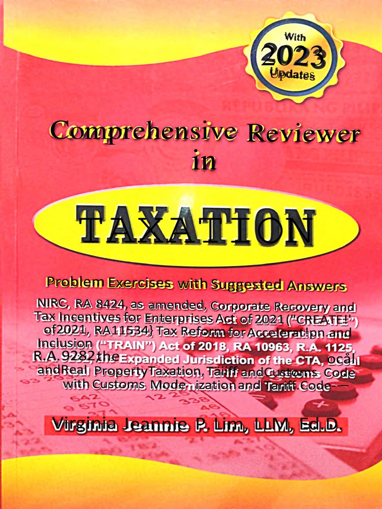 Comprehensive Reviewer in Taxation Problem Exercises With Suggested