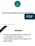 Topic 6 Consumer Attitude Formation and Change