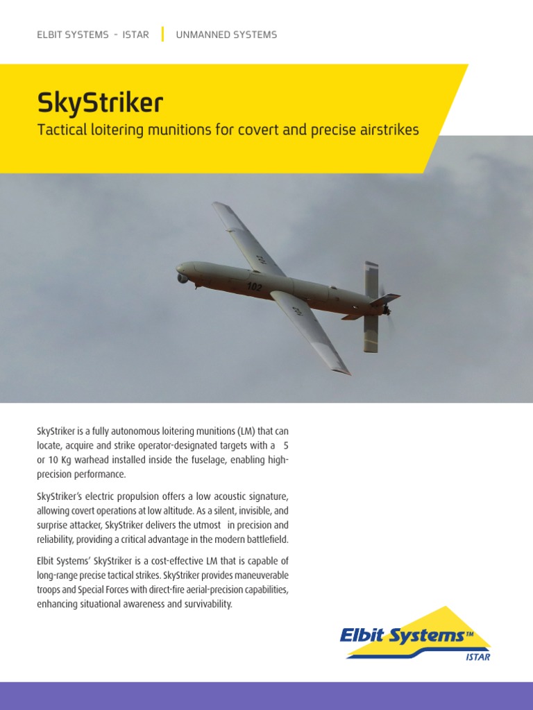 SkyStriker Loitering Munition Overview | PDF | Warfare | Military Science