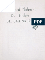 Electrical Machine (DC Motor)
