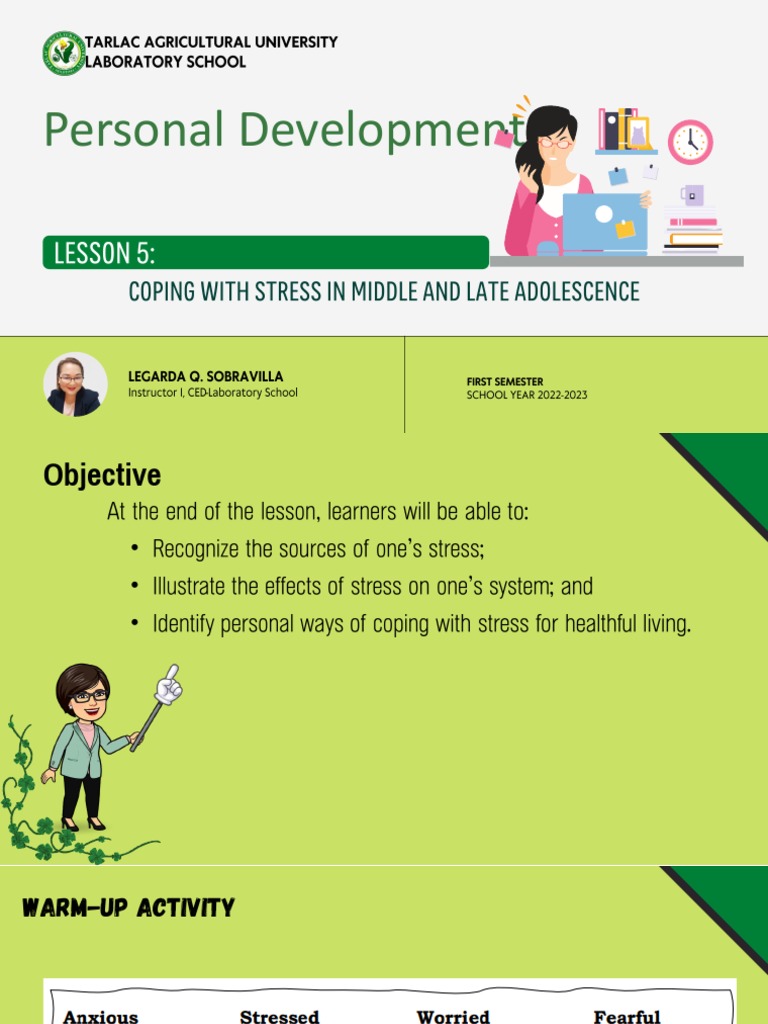Coping With Stress in Middle and Late Adolescence | PDF