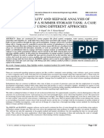 Slope Stability and Seepage Analysis of Earthendam of A Summer Storage Tank: A Case Stuady by Using Different Approches