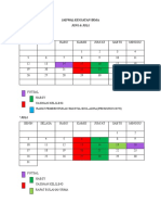 Jadwal Kegiatan Irma