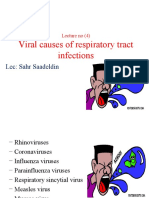 Lec No (4) - Viral Respiratory Tract Infections