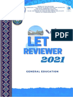 General Education Manuscript LET Reviewer 2021