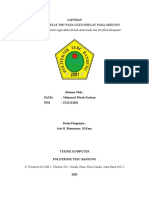 Laporan - PraktikumOLED+DHT - Muhamad Fitroh Farhani - E312111032