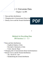 Unit 01 - Describing Data and Its Distributions - 1 Per Page
