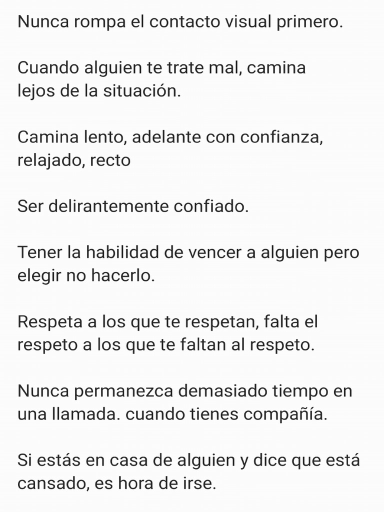 Hombre Respetable | PDF