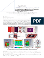 Design and Analysis of A Slotted Graphene Bowtie Plasmonic Nanoantenna For Optical Communications