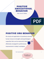 Positive Organizational Behavior