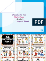 Math - Days-Of-The-Week - Grade 1