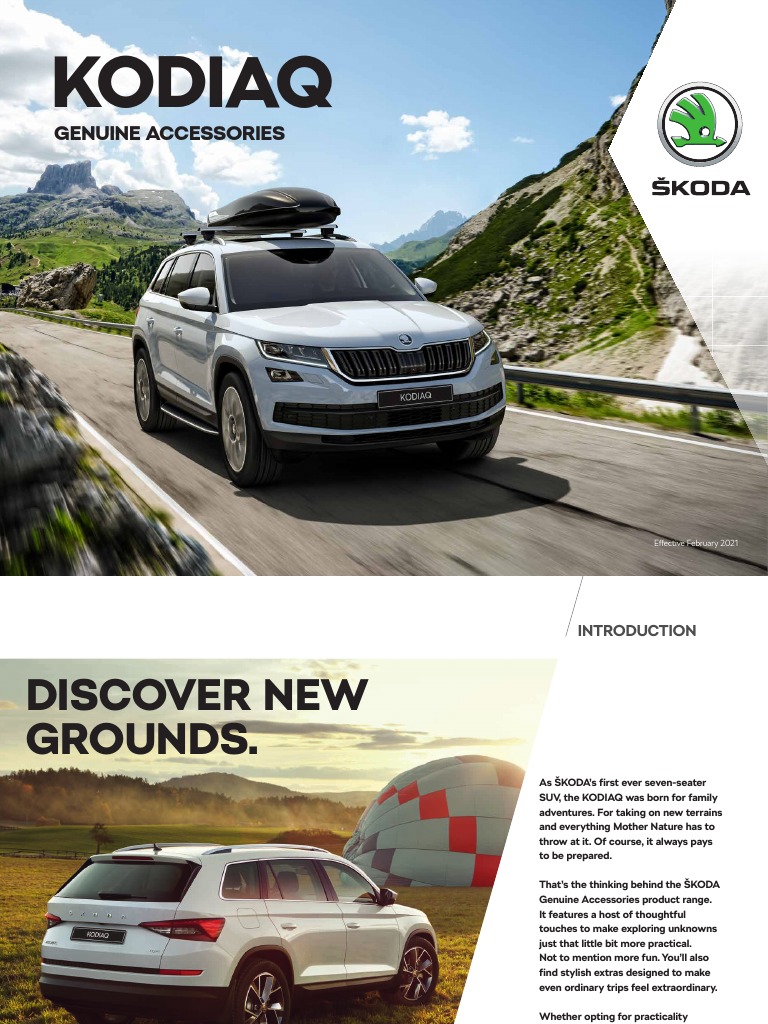 Accessory Brochure KODIAQ Feb 2021 | PDF | Trunk (Car) | Metals