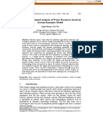 Supply and Demand Analysis of Water Resources Based On System Dynamics Model