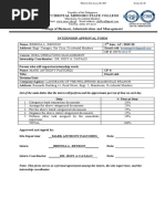 OMSC Form COL 20 Internship Approval Form