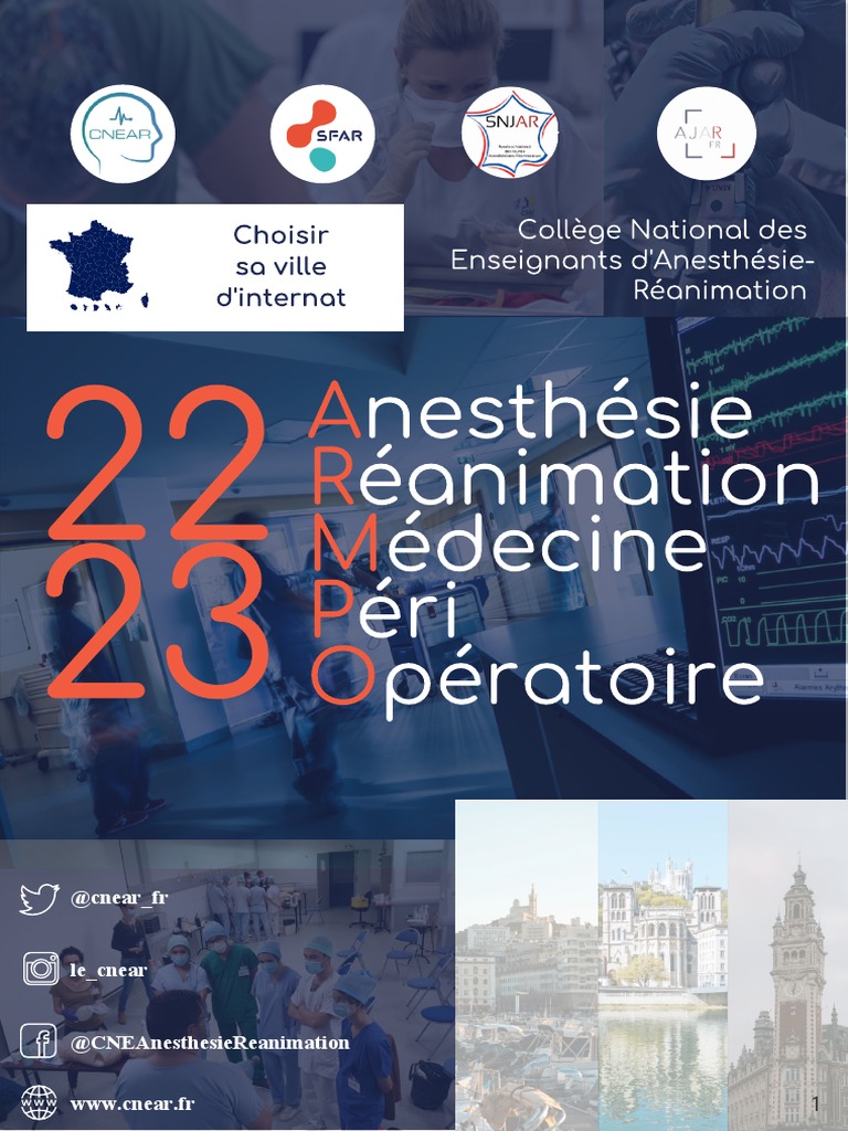 Guide de l'internat en AnesthésieRéa PDF Médecine de soins — free download