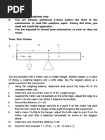 Hooke's Law Practical Experiment Guide | PDF | Force | Experiment