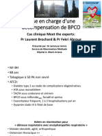 Prise en Charge D'une Décompensation de BPCO: Cas Clinique Meet The Experts: PR Laurent Brochard & PR Fekri Abroug