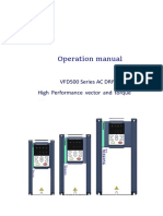 Veikong Vfd500 User Manual