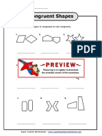 Congruent Shapes