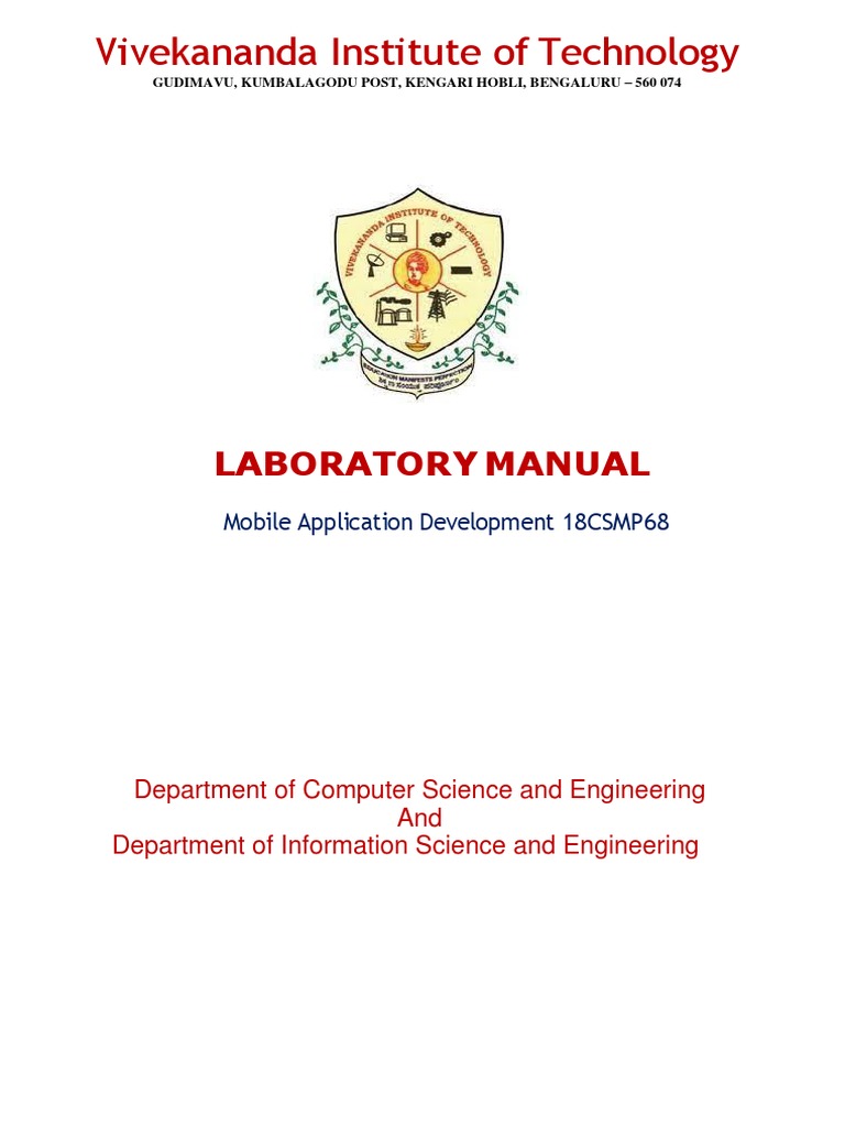 Mad Lab Manual PDF