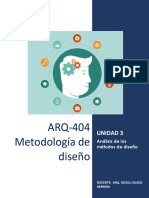 Unidad 3 Analisis de Los Metodos de Diseã o