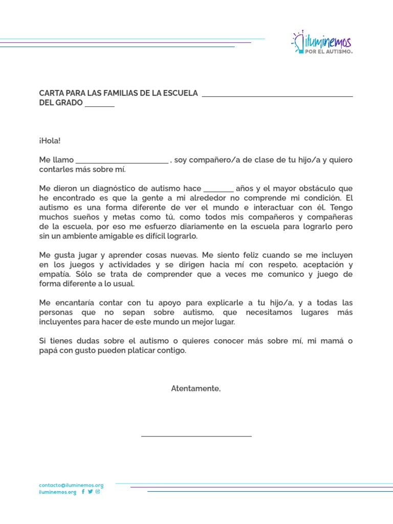 Carta Conoceme 2022 Pdf