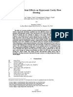 Pressure Gradient Effects On Hypersonic Cavity Flow Heating