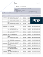 Informe Curricular