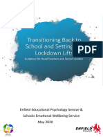 Transitioning Back As Lockdown Lifts May 2020