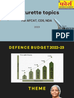 Defence Budget 2022-23