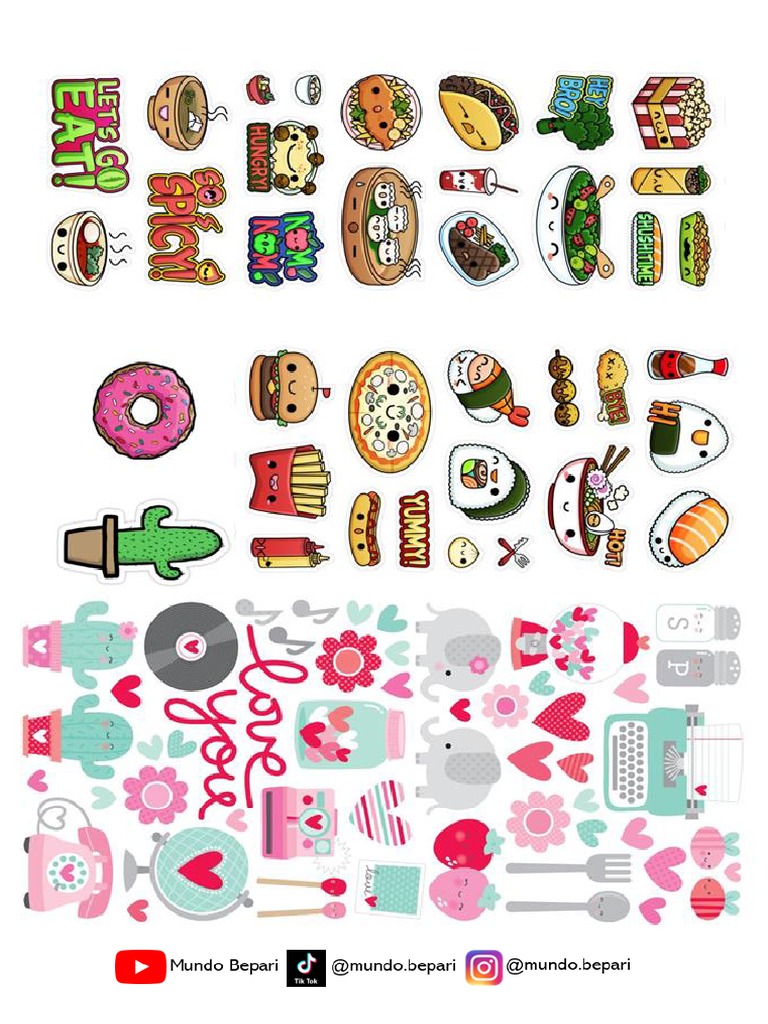 Stickers Washi Tape Etc | PDF