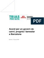 Acord de Govern Entre Junts I ERC