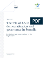 Role of 4.5 in Democratisation and Governence in Somalia - EN - 4.5 - WEB