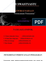 KELOMPOK 7 (Perencanaan Pemasaran)