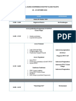 Jadwal Acara Konperensi Xvii PPGT Klasis Palopo