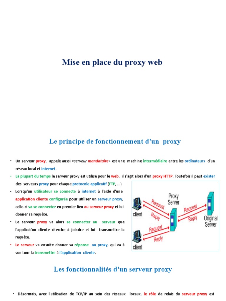Mise en place d'un serveur proxy web | PDF | Ordinateurs