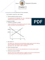 Worksheet 2 (Chapter 3 - Demand and Supply) - AK