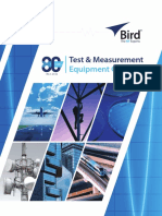 Bird Senors Test Measurement Catalog