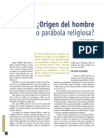 Ariel Alvarez Valdés (2007) - Adán y Eva. ¿Origen Del Hombre o Parábola Religiosa - Revista Mensaje 56.556, Pp. 24-26
