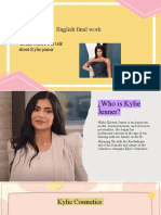 English Final Work: - in This Work I Will Talk About Kylie Jenner