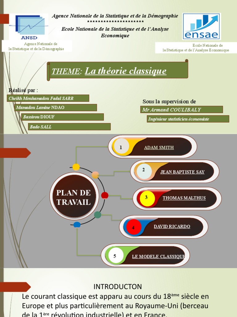 Leçon 2 Analyse classique et théorie quantitative de la monnaie - On