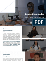 Fondo Emprender Portafolio de Servicios